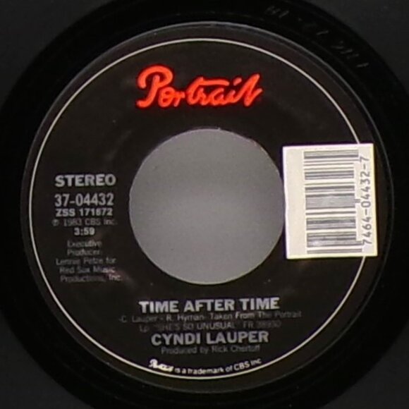 Time After Time/I'll Kiss You by Cyndi Lauper 45 - Picture 5 of 6